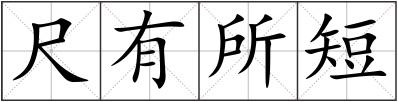 尺有所短