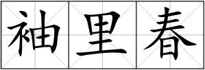 袖里春