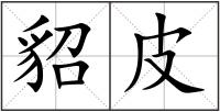 貂皮
