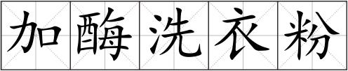 加酶洗衣粉