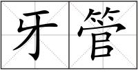 牙管
