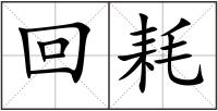 回耗