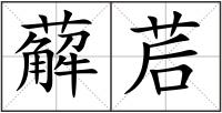 薢茩