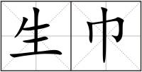 生巾