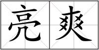 亮爽