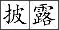 披露