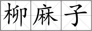 柳麻子
