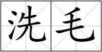 洗毛