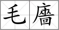 毛廧