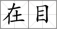 在目