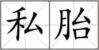 私胎