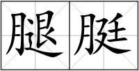 腿脡