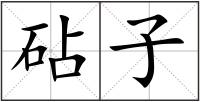 砧子