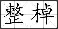 整棹